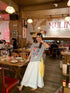 Ladies Embroider Ruffle Border Skirts